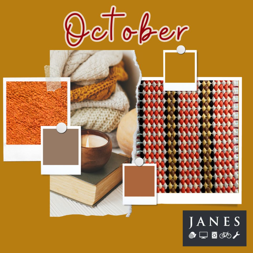 Halloween colour inspiration from Janes Ltd