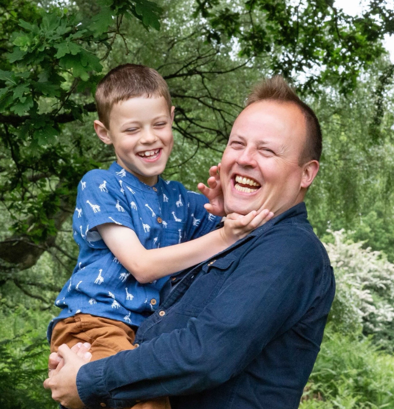Father and Son Photo from Aldcroft Photography